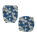 Japanese Ocean Wave Pattern Print Office Chair Cover