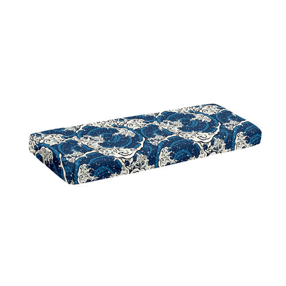 Japanese Ocean Wave Pattern Print Piano Keyboard Cover