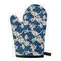 Japanese Ocean Wave Pattern Print Single Oven Mitt