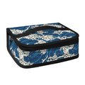 Japanese Ocean Wave Pattern Print Small Lunch Bag