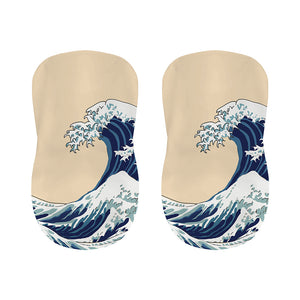 Japanese Ocean Wave Print Bar Stool Covers