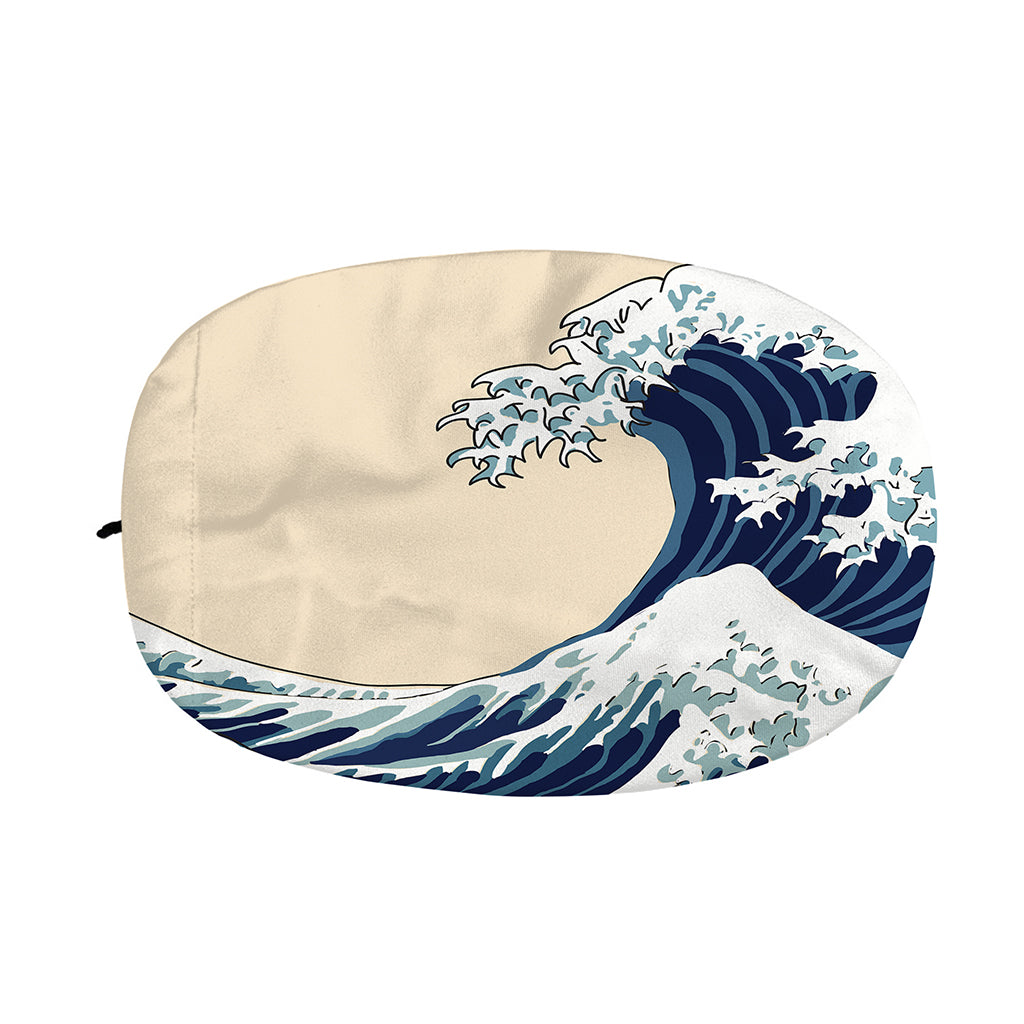 Japanese Ocean Wave Print Car Side Mirror Covers