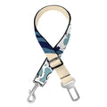 Japanese Ocean Wave Print Dog Seat Belt