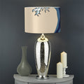 Japanese Ocean Wave Print Drum Lamp Shade