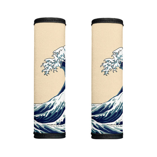Japanese Ocean Wave Print Handle Covers