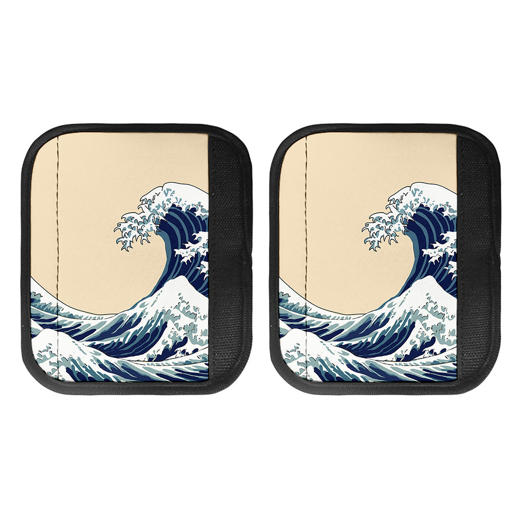 Japanese Ocean Wave Print Handle Covers