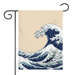 Japanese Ocean Wave Print House Flag