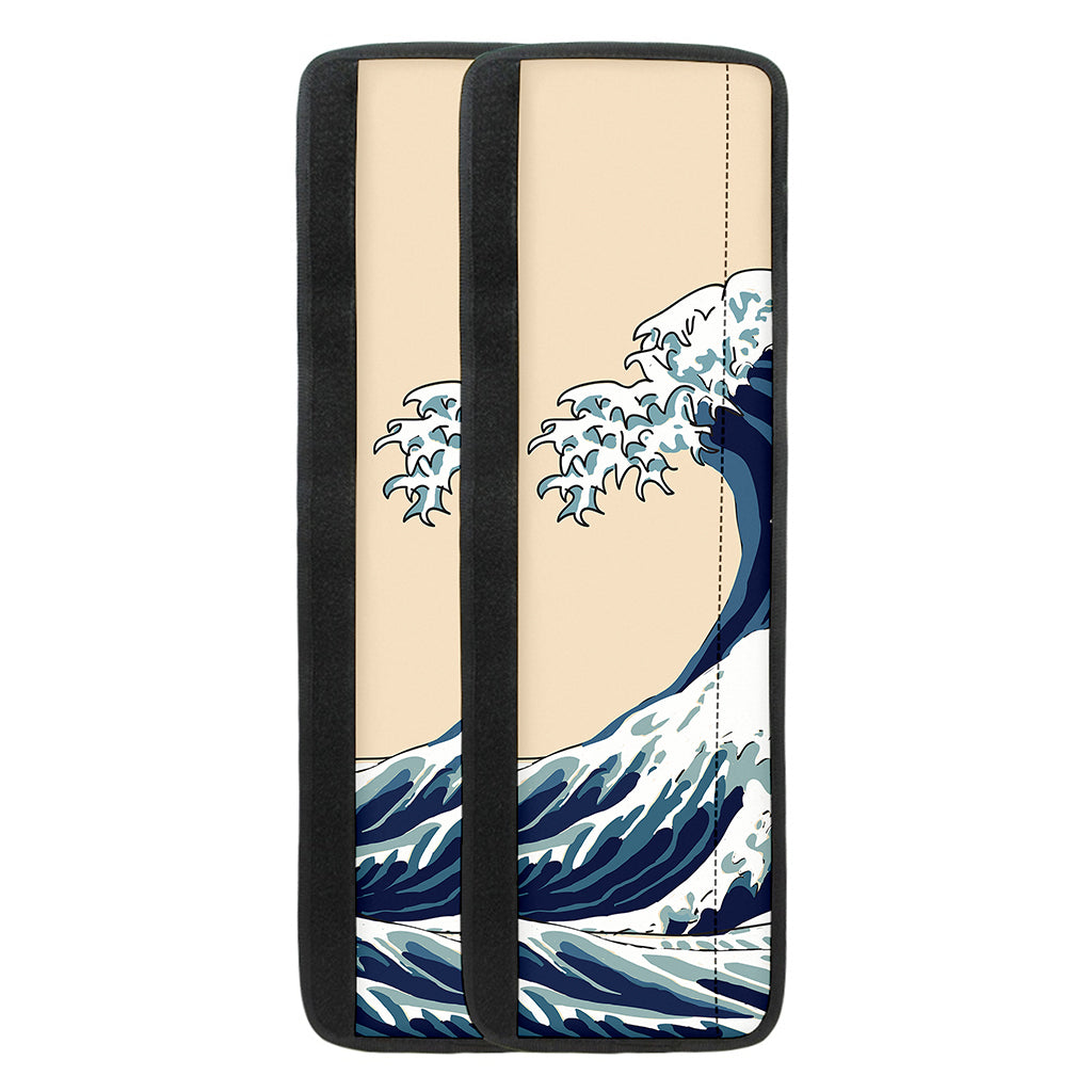 Japanese Ocean Wave Print Refrigerator Handle Covers