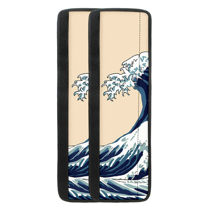 Japanese Ocean Wave Print Refrigerator Handle Covers
