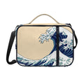 Japanese Ocean Wave Print Shoulder Strap Bible Bag