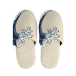 Japanese Ocean Wave Print Slippers
