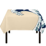 Japanese Ocean Wave Print Tablecloth