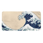 Japanese Ocean Wave Print Towel