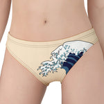 Japanese Ocean Wave Print Women's Panties