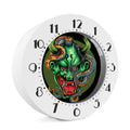 Japanese Oni Demon With Snake Print Alarm Clock