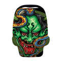 Japanese Oni Demon With Snake Print Baby Seat Cover