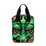 Japanese Oni Demon With Snake Print Bible Tote Bag