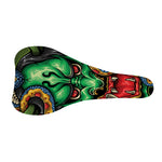 Japanese Oni Demon With Snake Print Bicycle Seat Cover