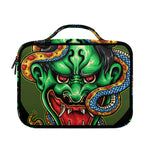 Japanese Oni Demon With Snake Print Briefcase Bible Bag