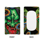 Japanese Oni Demon With Snake Print Changing Pad Cover