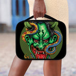 Japanese Oni Demon With Snake Print Classic Bible Case