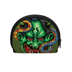 Japanese Oni Demon With Snake Print Coin Purse