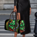 Japanese Oni Demon With Snake Print Duffle Bag