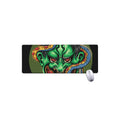 Japanese Oni Demon With Snake Print Extended Mouse Pad