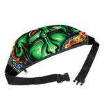 Japanese Oni Demon With Snake Print Fanny Pack
