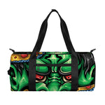 Japanese Oni Demon With Snake Print Gym Bag