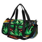 Japanese Oni Demon With Snake Print Gym Bag