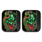 Japanese Oni Demon With Snake Print Handle Covers