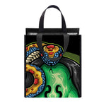 Japanese Oni Demon With Snake Print Insulated Lunch Tote