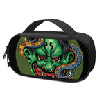 Japanese Oni Demon With Snake Print Insulin Cooler Travel Case
