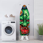 Japanese Oni Demon With Snake Print Ironing Board Cover