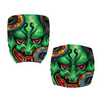 Japanese Oni Demon With Snake Print Office Chair Cover