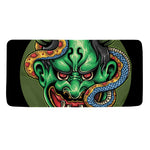 Japanese Oni Demon With Snake Print Towel