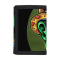 Japanese Oni Demon With Snake Print Trifold Wallet