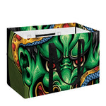 Japanese Oni Demon With Snake Print Utility Tote Bag
