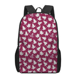 Japanese Origami Crane Pattern Print 17 Inch Backpack