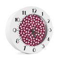 Japanese Origami Crane Pattern Print Alarm Clock