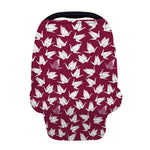 Japanese Origami Crane Pattern Print Baby Seat Cover