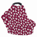 Japanese Origami Crane Pattern Print Baby Seat Cover