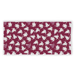 Japanese Origami Crane Pattern Print Beach Towel