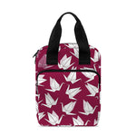 Japanese Origami Crane Pattern Print Bible Tote Bag