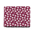 Japanese Origami Crane Pattern Print Bifold Wallet