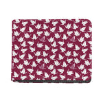 Japanese Origami Crane Pattern Print Bifold Wallet
