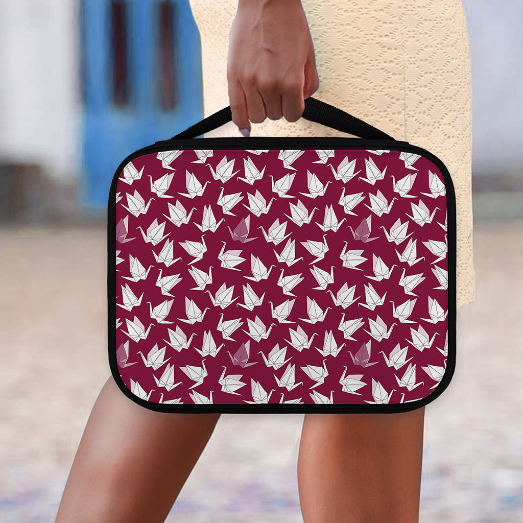 Japanese Origami Crane Pattern Print Classic Bible Case
