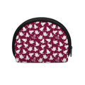 Japanese Origami Crane Pattern Print Coin Purse
