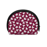 Japanese Origami Crane Pattern Print Coin Purse